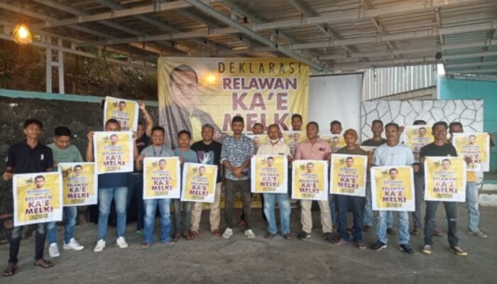 Relawan Kae Melki Ende Deklarasi, Karman Sadokaki: Kami Ingin Anak Ende Jadi Gubernur NTT