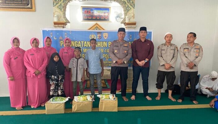 Peringatan Tahun Baru Islam 1 Muharam 1446 H, Polres Ende Berikan Santunan kepada Anak Yatim