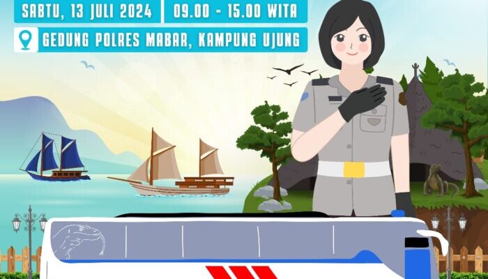 Mudahkan Pengendara, Satlantas Polres Mabar Buka Pelayanan SIM Keliling di Labuan Bajo