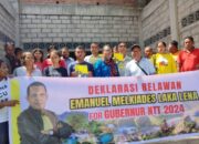 Masyarakat dan Relawan di Nangaroro Deklarasi Dukung Melki Laka Lena Jadi Gubernur NTT Periode 2024-2029