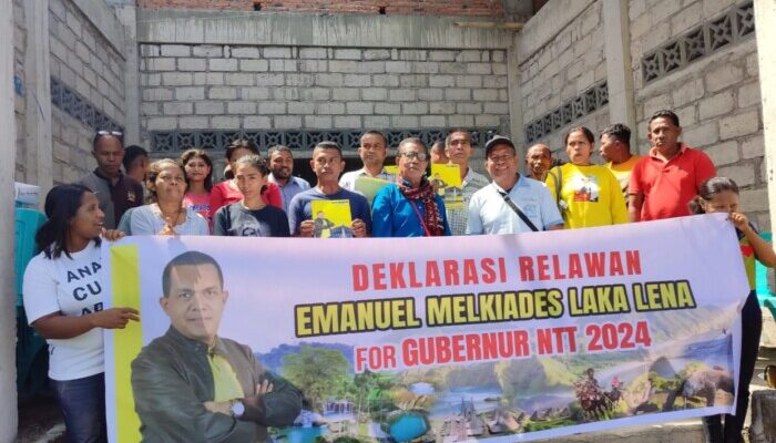 Masyarakat dan Relawan di Nangaroro Deklarasi Dukung Melki Laka Lena Jadi Gubernur NTT Periode 2024-2029