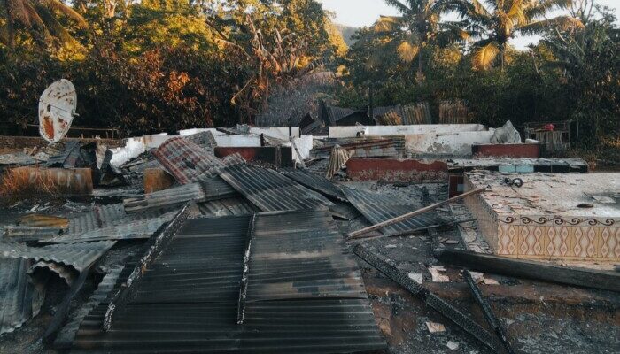 Rumah Semi Permanen di Desa Detubela Hangus Terbakar, Kerugian Ditaksir Hampir Setengah Miliar