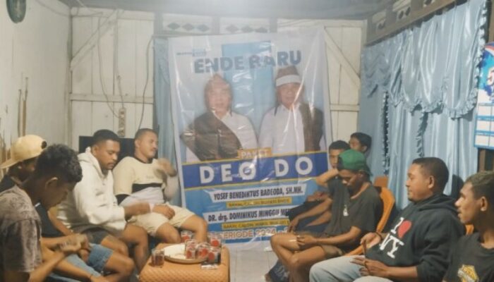 Terus Dapat Dukungan, Relawan Milenial Kota Baru Deklarasi Paket Deo-Do Menuju Ende Satu