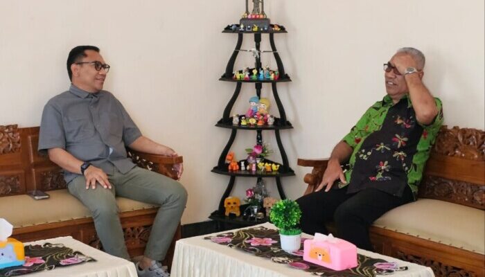 Temui Mantan Bupati Sikka Yoseph Ansar Rera, Ansy Lema Dapat Masukan Soal Konsep Pembangunan NTT