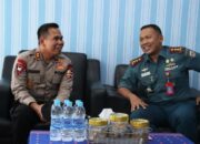 Seminggu Bertugas, Kapolres Mabar Kunjungi Lanal Labuan Bajo Demi Perkuat Sinergitas TNI-Polri