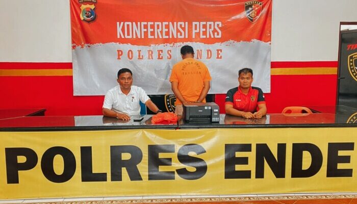 Diduga Curi Printer Milik SDK St Antonius Ende 2, Satreskrim Polres Ende Tangkap Seorang Residivis