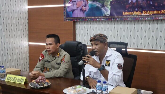 22 Perwakilan Ormas PMBB Datangi Mapolres Mabar, Ada Apa?