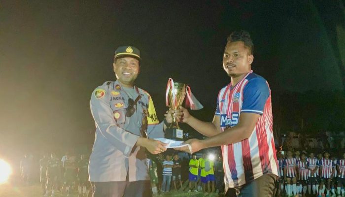Polsek Mauponggo Sukses Amankan Turnamen Sepakbola IMMAGO Cup II 2024