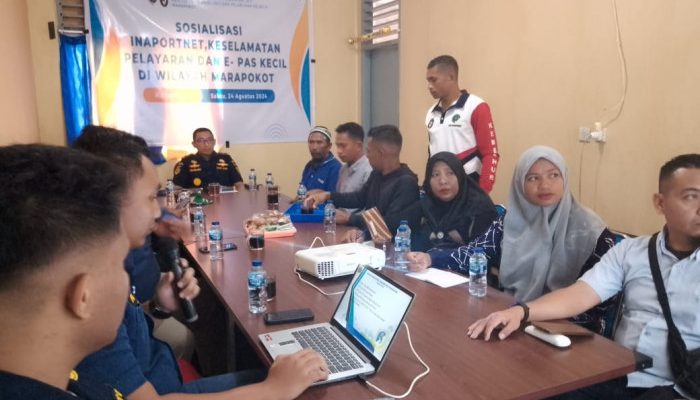 KUPP Marapokot Sosialisasikan Inaportnet, Keselamatan, dan E- Pas Kecil Bagi Pengguna Jasa