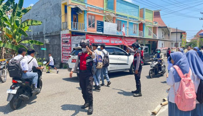 Satuan Samapta Polres Ende Gelar Patroli Dialogis di Kota Ende