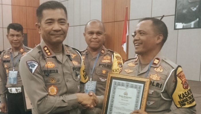 Satlantas Polres Ende Raih Dua Kategori dalam Kegiatan Rakernis Fungsi Lantas di Polda NTT