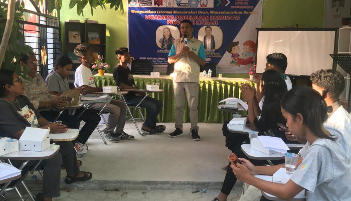 Lokakarya Pengelolaan Komunitas Penggerak Literasi di TBM Bintang Timur