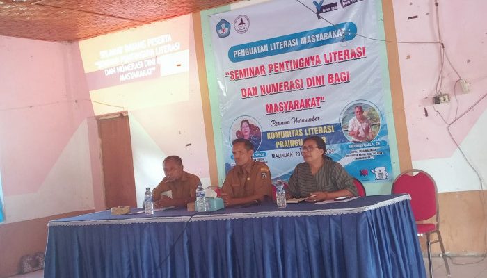 Komunitas Literasi Praingu Belar Gelar Seminar Pentingnya Literasi dan Numerasi Dini Bagi Masyarakat