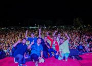 Ribuan Massa Ramaikan Pesta Rakyat Ansy-Jane di Lapangan Simpang Lima Atambua