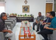 Siap Bangun Kolaborasi dengan Gereja, Ansy-Jane Kunjungi Keuskupan Agung Kupang