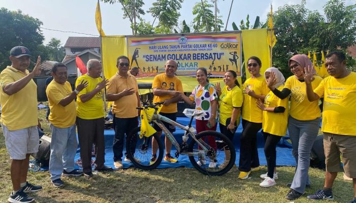 Rayakan HUT ke-60, DPD II Golkar Ende Gelar Senam Golkar Bersatu