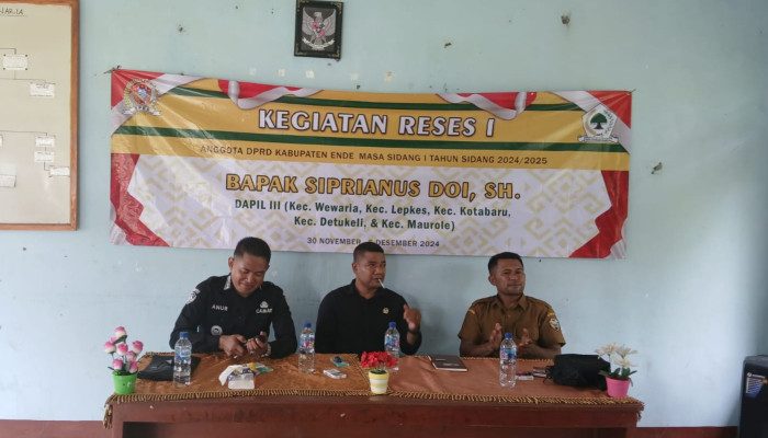 Reses di Kecamatan Wewaria, Siprianus Doi Jaring Sejumlah Aspirasi Masyarakat di Lima Desa