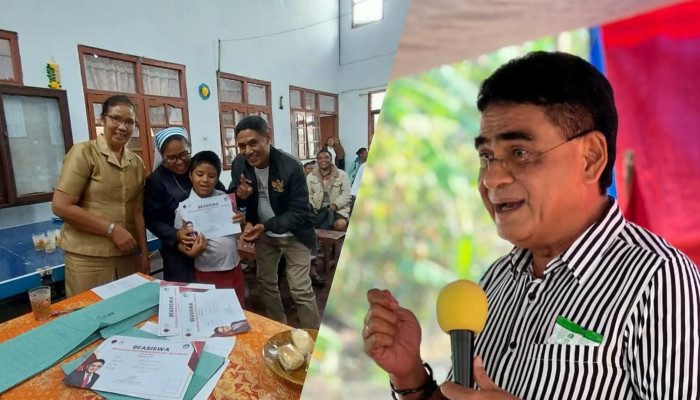 Kepala SLB Negeri Bajawa Apresiasi Bantuan Beasiswa PIP dari Anggota DPR RI Andreas Hugo Pareira