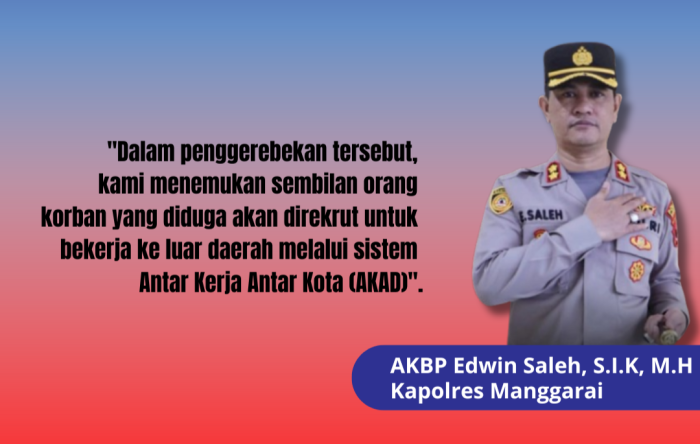 Bongkar Praktik Perekrutan Tenaga Kerja Ilegal, Polres Manggarai Berhasil Selamatkan Sembilan Korban 1 1001282184