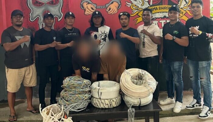 Diduga Curi Kabel Tembaga, Polisi Amankan Dua Buruh Bangunan di Labuan Bajo