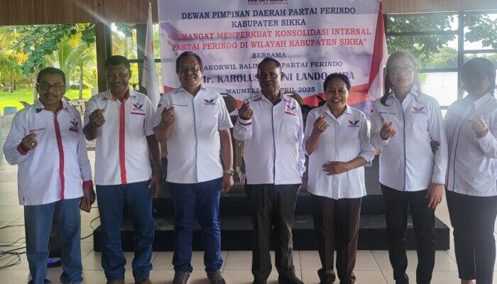 Siap Verifikasi, Wakorwil Balinusra Partai Perindo Lakukan Konsolidasi Internal Bersama Kader di Sikka