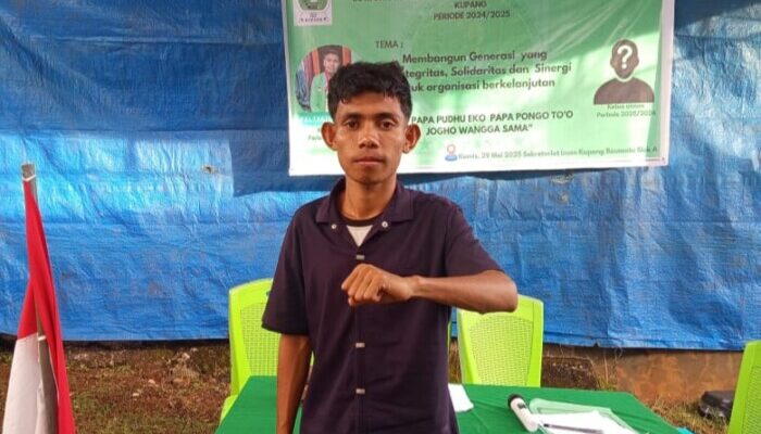 Putra Watumite, Yosef Allan Eden Terpilih Jadi Ketua Ikatan Mahasiswa Nangapanda Kupang