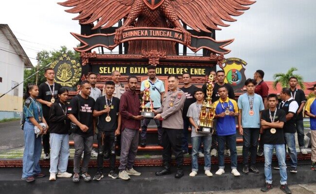 Kaki Lena Boxing Camp Apresiasi Kapolres Ende Usai Raih Prestasi di Kejuaraan Tinju Flores-Lembata