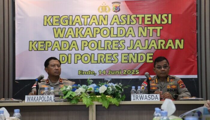 Wakapolda NTT Pimpin Kegiatan Asistensi Polres Jajaran Daratan Flores di Polres Ende