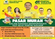 Rayakan HUT ke-61, Golkar Ende Akan Gelar Pasar Murah: Sembako Dijual Rp. 61 Ribu