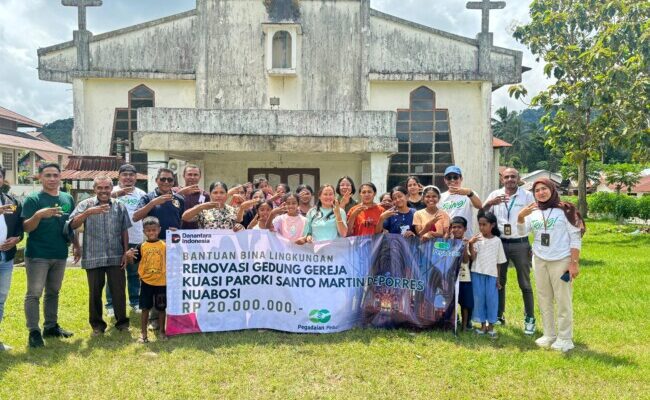 PT Pegadaian Area Flores Sumba Salurkan CSR Rp. 35 Juta untuk Gereja dan TPQ di Ende