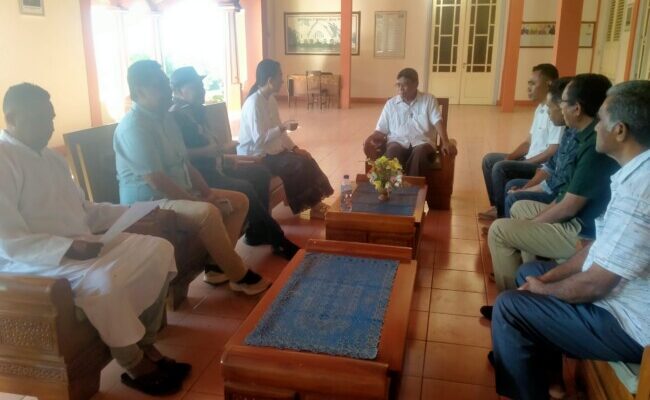 Julie Sutrisno Laiskodat Temui Uskup Agung Ende, Bahas Penanganan Gempa Flores
