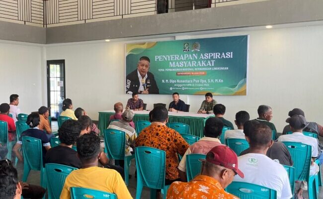Serap Aspirasi di Nangaroro, Dipo Nusantara Soroti Pentingnya Pembangunan Berwawasan Lingkungan