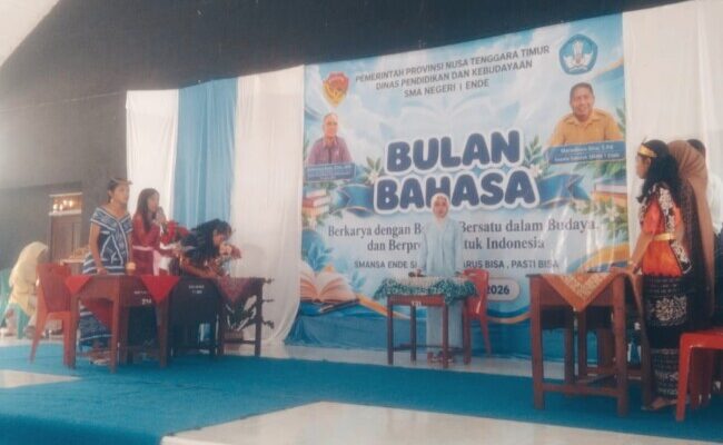 Kegiatan Bulan Bahasa Resmi Ditutup, SMA Negeri 1 Ende Dorong Kreativitas dan Prestasi Siswa